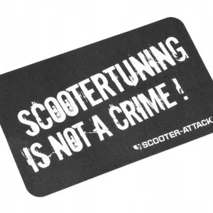 Naklejka Scootertuning is not a crime 115x66mm Rabat
