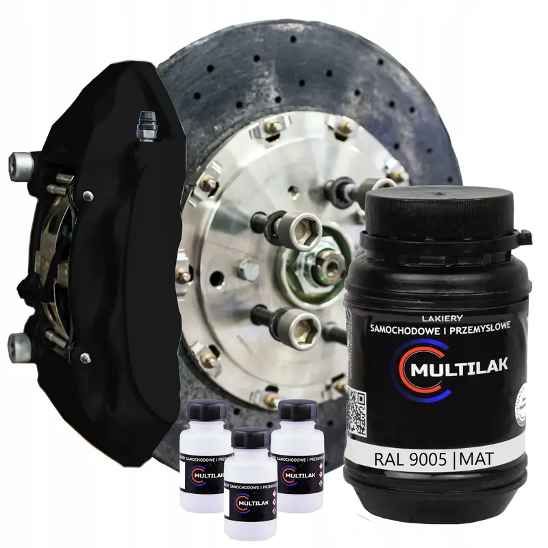 Niska cena Farba lakier do zacisków hamulcowych RAL 9005 mat
