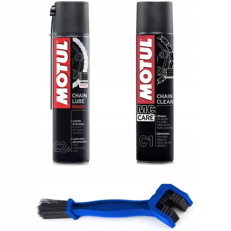 Rabat ZESTAW CZYSZCZENIA ŁAŃCUCHA MOTUL CHAIN + SZCZOTKA