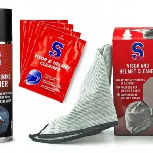 S100 Zestaw do Czyszczenia Kasku Preparat do Skorupy Pianka Chusteczki Tylko dziś