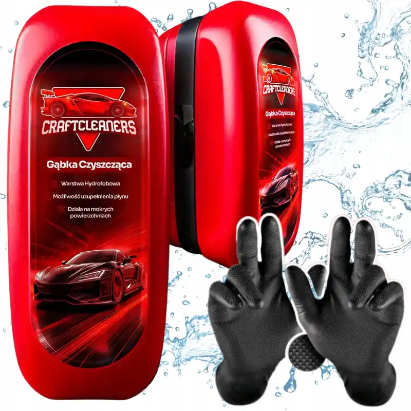 Wyprzedaż Aplikator z Płynem WaterOFF Niewidzialna Wycieraczka Auta + Gratis Rękawice