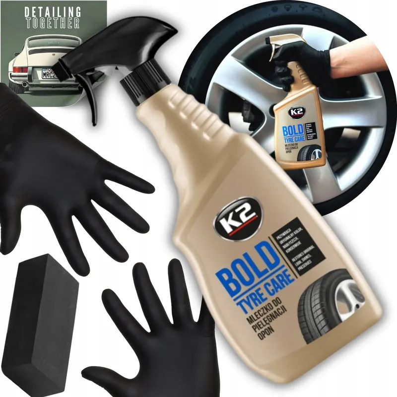 K2 BOLD TYRE 700 ml Dressing Do Opon Kół Mleczko Pielęgnacja Połysk Odżywka Darmowa dostawa