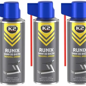 Bezpieczna płatność K2 RUNIX PROFESJONALNY SILIKONOWY SMAR DO BIEŻNI W SPRAYU 400ml 3 SZTUKI