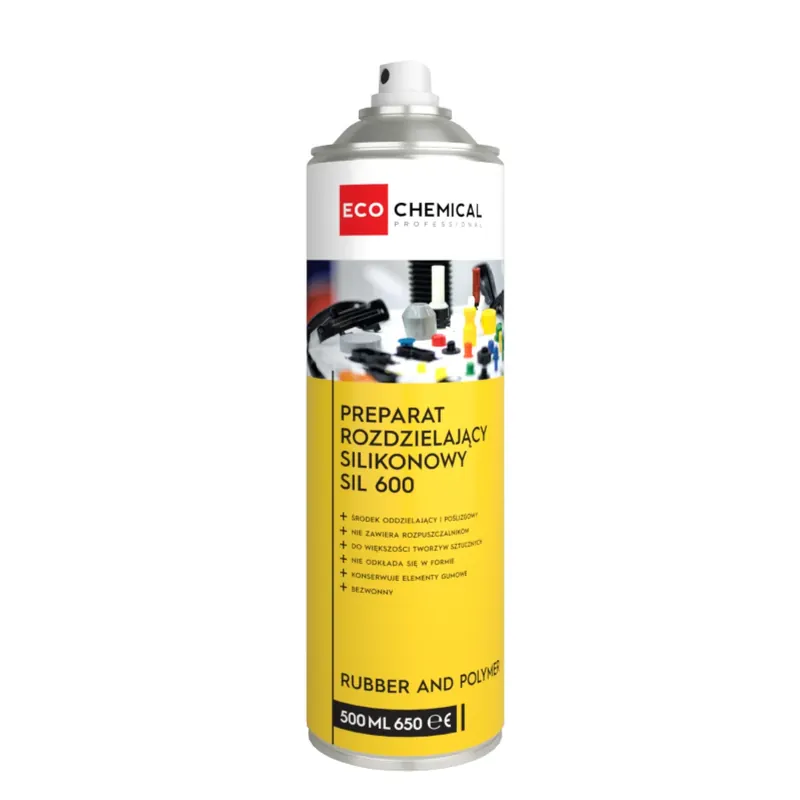 SPRAY ROZDZIELAJĄCY SILIKONOWY SIL 600 atest PZH Ecochemical 500ml Tani