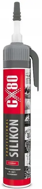 CX-80 SILIKON PROFESSIONAL PREMIUM CZERWONY 210G WYSOKOTEMPERATUROWY Zamów teraz