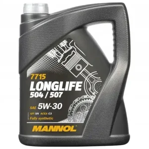 Mannol O.E.M. LONGLIFE 504 / 507 VW AUDI 5 l 5W-30 Bezpieczna płatność