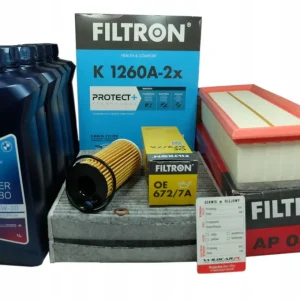 Szybka dostawa 3x Filtr + Olej BMW 5 F10 F11 518 150 520d 163 190