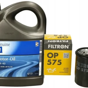 Filtr op575 + olej 10w40 Fiat Panda Punto Seicento Strada 1.1 1.2 Stilo 1.4 Niska cena