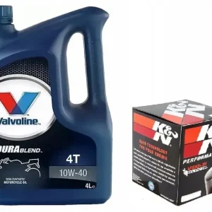 Olej valvoline durablend 4t 10w40 4L + KN204 Yamaha Polaris Honda KTM Tani