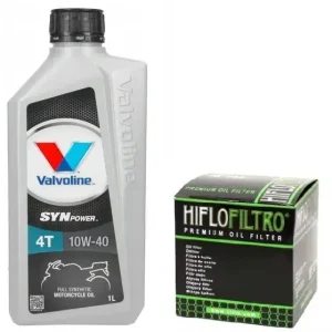 Kup teraz Olej valvoline synpower 4t 10w40 1L + HF141