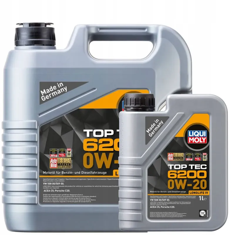 Ekspresowa dostawa OLEJ LIQUI MOLY 0W20 5L TOP TEC 6200 / 5 LM20789 LIQUI MOLY