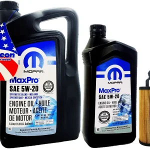 Oferta MOPAR 5W20 6L + FILTR DODGE DURANGO 3.6 2014-2023