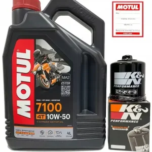 Olej MOTUL 7100 4T 10W50 4L + FILTR OLEJU K&N Darmowa dostawa