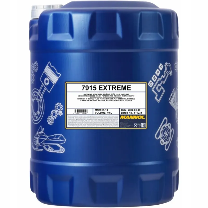 Rabat OLEJ SIL.5W/40 EXTREME 10L MN7915-10 MANNOL