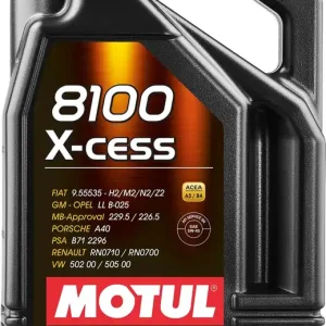 Wyprzedaż Olej silnikowy Motul 8100 X-cess syntetyczny 5W-40 5 l