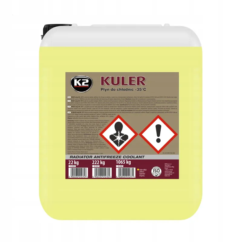 K2 KULER -35°C ŻÓŁTY 22kg Bezpieczna płatność