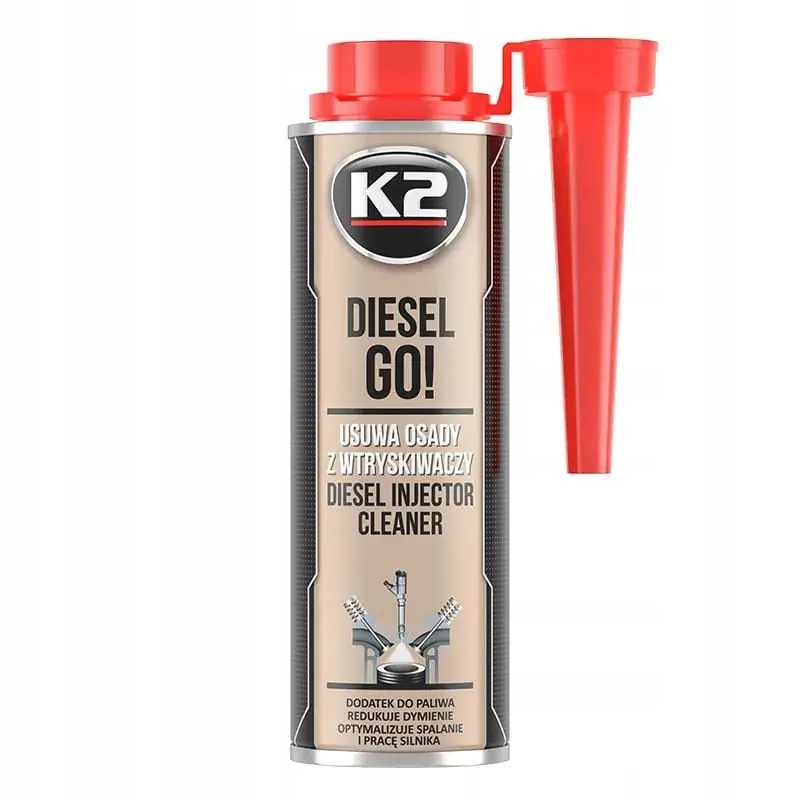 Tylko dziś Dodatek do paliwa K2 DIESEL GO! 250ml redukcja dymienia / optymali. silnika