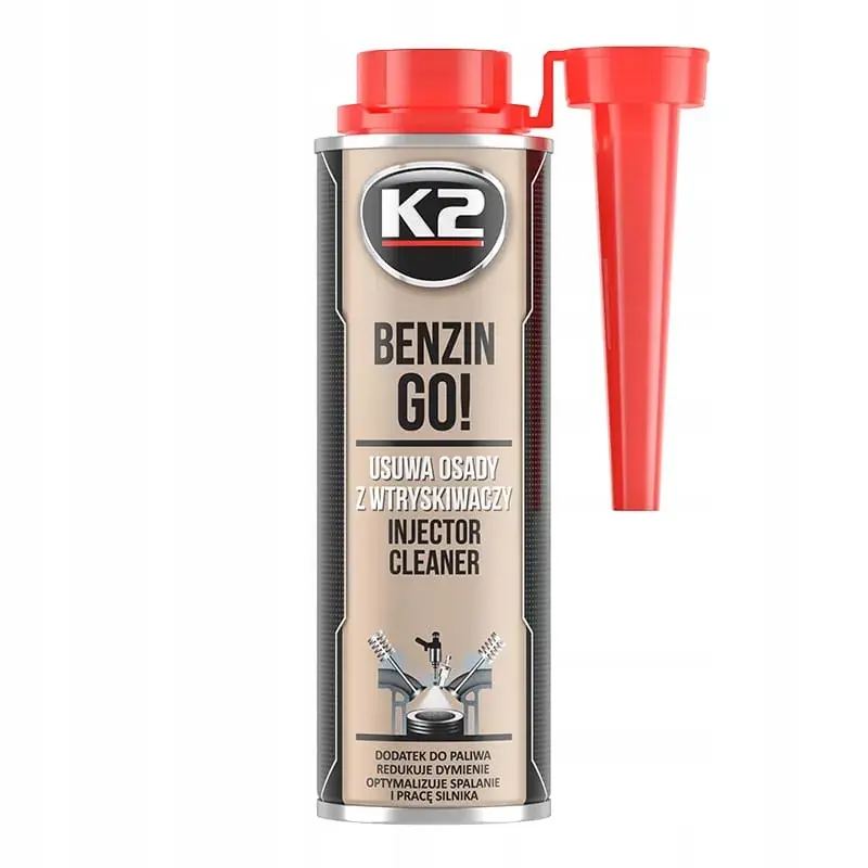 Dodatek do paliwa K2 BENZIN GO! 250ml redukcja dymienia / optymali. silnika Najlepsza cena