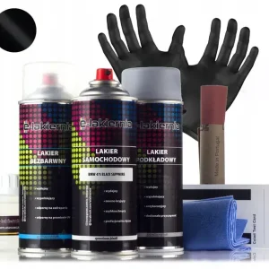 LAKIER SAMOCHODOWY BMW 475 BLACK SAPPHIRE + BEZBARWNY + PODKŁAD SPRAY 400ml Zwrot pieniędzy