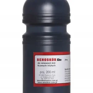 Farba do skóry lakier Renoskór 200ml czarny połysk Nowość
