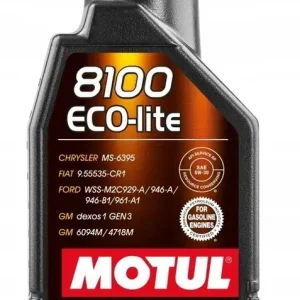 MOTUL OLEJ MOTUL 5W30 1L 8100 ECO LITE SP-RC / GF-6A / GM DEXOS1 GEN3 / MS- Popularny