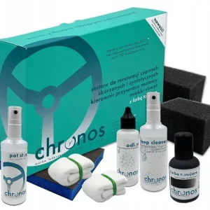 Najlepsza cena Zestaw do renowacji czarnych skórzanych kierownic