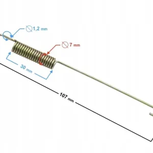 Wysoka jakość Sprężyna czujnika hamulca do motoroweru Ranger Classic (E4)