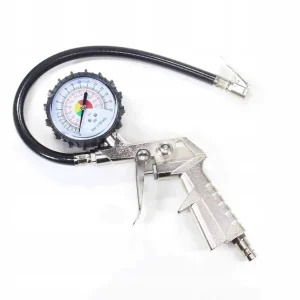 Pistolet Pneumatyczny do Pompy Kół z Manometrem 16 Bar Metalowy Wyprzedaż