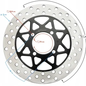 Tarcza hamulcowa przód HISUN Sector 550 Tani