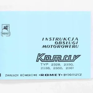 Najlepsza cena Instrukcja Obsługi Romet Komar 2328-2361 - Katalog Części, PL, 2023