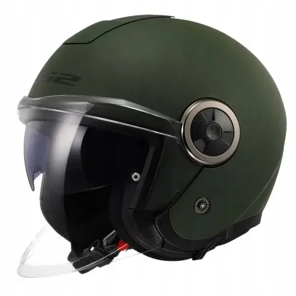 Kask LS2 OF620 XXL Zielony Wojskowy Classy Autentyczny