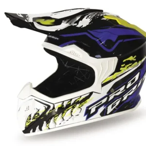 Szybka dostawa Progrip Kask Cross Dziecięcy Pg3009 Jurassic Junior/Kid BiałNiebŻół Fluo M