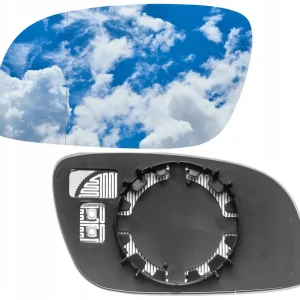 VW TOURAN 2003-2010 WKŁAD LUSTERKA LEWY SZKŁO LUSTERKO LEWE ASF GRZANY Oryginalny