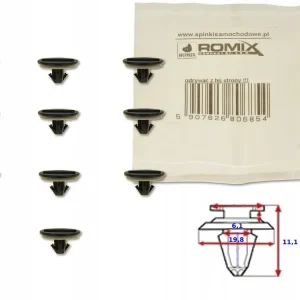 Zwrot pieniędzy TOYOTA RAV4 IV 13- KLIPS SPINKA KOŁEK BŁOTNIKA 10x