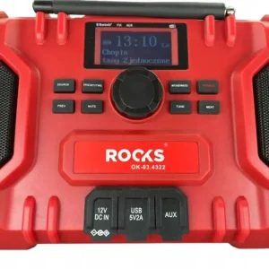 20V AQ-ONE RADIO MUSIC WORK, BT, DAB+, 1 OK-03.4322 ROOKS Ekspresowa dostawa