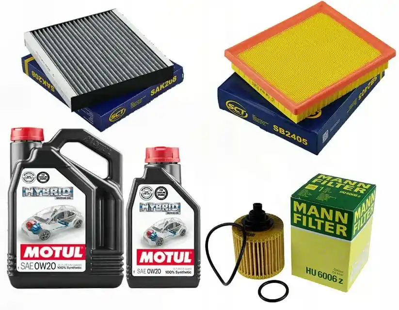 Zestaw filtrów Toyota Auris 1.8 Hybrid +OLEJ Tylko dziś