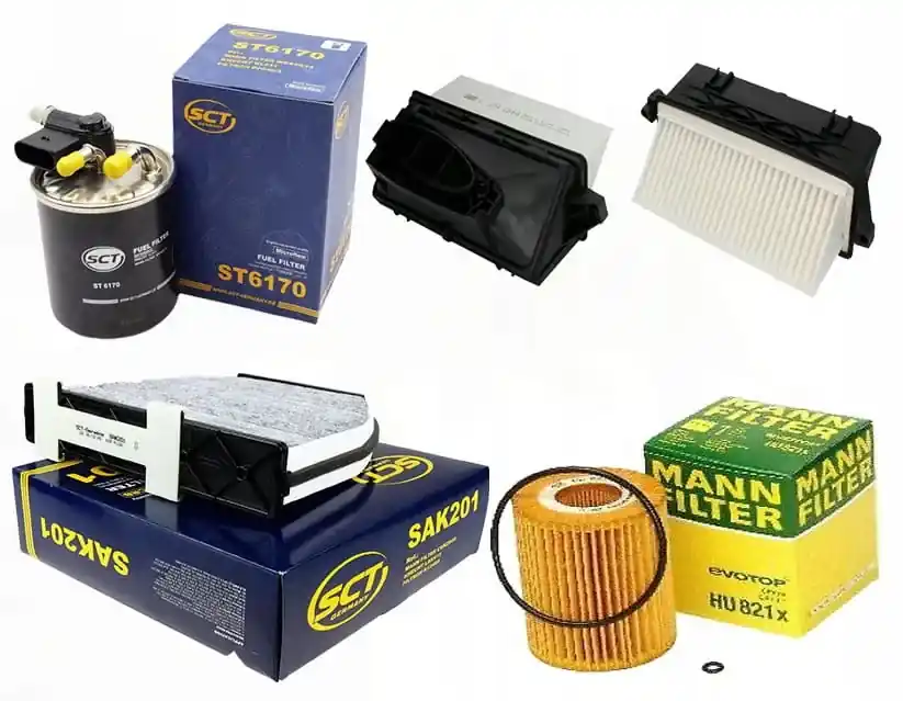 Zestaw filtrów Mercedes E (W212 ) E 350 CDI 4matic Darmowa dostawa