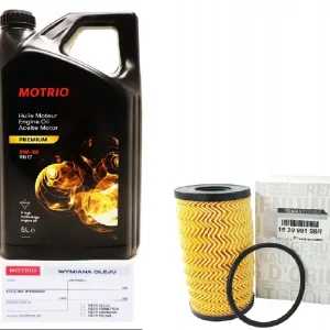 Bezpieczna płatność ORYGINALNY RENAULT MOTRIO olej 5L CASTROL GTX 5W30 RN17 + FILTR OLEJU