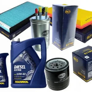 Zestaw filtrów Ford Turneo Connect 1.8 tdci +olej Najlepsza cena