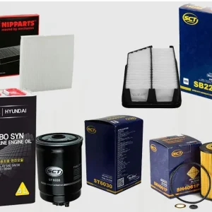 Zwrot pieniędzy Zestaw filtrów KIA Sportage (SL)1.7 CRDI olej 5w30