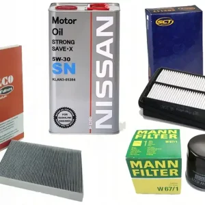 Zestaw filtrów Nissan Qashqai II 1.6 DiG+olej 5w30 Rabat