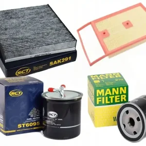 Zestaw filtrów SKODA FABIA III 1.4TDI Oryginalny