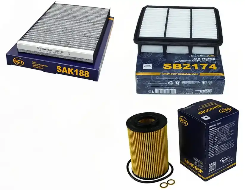 Zestaw filtrów HYUNDAI I30(FD) 2.0 CRDI do2011.03 Tylko dziś