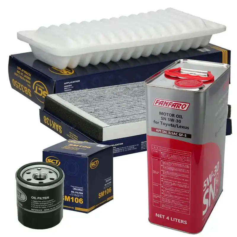 Zestaw filtrów Yaris Verso 1.3 1,5 +olej 5w30 Ekspresowa dostawa