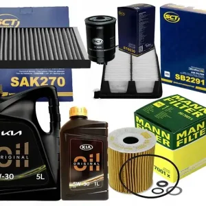 Zestaw filtrów Hyundai i40 1.7 CRDi 2015.03 +olej Popularny