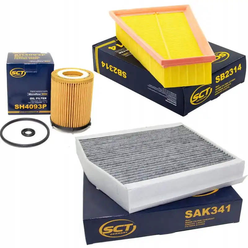 Zestaw filtrów MERCEDES B-Classe W246 B220 B250 Tylko dziś