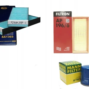 Zestaw filtrów Citroen C-ELYSEE 1.2 VTI od 2012 Darmowa dostawa