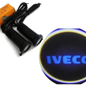 Autentyczny ŚWIATŁA LED POWITALNE LOGO IVECO LASER 3D 2x7W