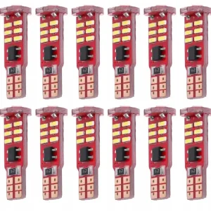 12x Żarówka T10 15 diod SMD CANBUS biała LED W5W Darmowa dostawa