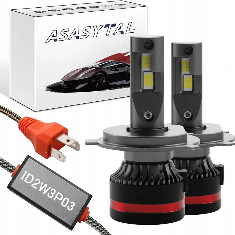 Żarówki LED H4 110W 14000LM 6000K Asasytal CANBUS zestaw 2szt do BMW, MINI Wyprzedaż